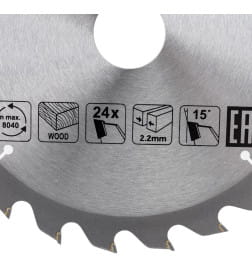 Диск пильный по дереву 190х24Tх30 мм MAKITA D-64951