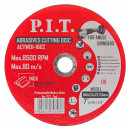 Диск отрезной по металлу 180x2,0x22,2 мм (упак. 10 шт.) P.I.T. ACTW01-1802 (ACTW01-1802)