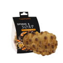 Мочалка для тела с мылом SP50/CN "Cinnamon" CUPELLIA SPA