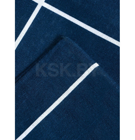 Постельное бельё Этель Евро «Клетка», синее, 200×215, 220×240, 50×70-2 штуки, бязь, 125 г/м² (9355730) 