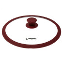 Крышка стеклянная 260 мм с силиконовым ободом круглая BURGUNDY PERFECTO LINEA 25-026341 (25-026341) 