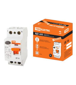 Устройство защитного отключения УЗО ВД1-63S 2Р 32А 300мА TDM SQ0203-0055