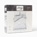 Постельное бельё LoveLife дуэт Plant 143х215см-2шт,225х240см,50х70см-2шт, жатка, 100% п/э, 100гр/м2 (10322859) 