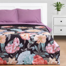 Постельное бельё Этель дуэт Flowers 143х215 см-2шт, 220х240 см, 50х70 см-2шт, поплин, 125 г/м2 (7914039) 
