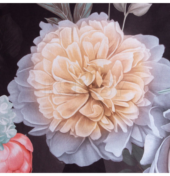 Постельное бельё Этель дуэт Flowers 143х215 см-2шт, 220х240 см, 50х70 см-2шт, поплин, 125 г/м2 (7914039) 