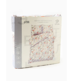Постельное бельё "Этель" Евро Summer bloom 200*217 см, 220*240 см, 70*70 см-2 шт, поплин 125 г/м2, хл 100%