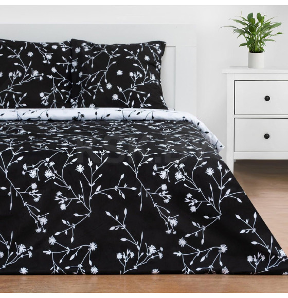 Постельное бельё Этель Евро Flowers (вид 3) 200х217 см, 220х240 см, 70х70 см -2 шт,поплин 125 г/м2 (5424336) 