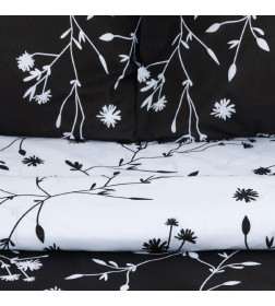 Постельное бельё Этель Евро Flowers (вид 3) 200х217 см, 220х240 см, 70х70 см -2 шт,поплин 125 г/м2