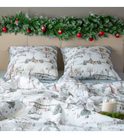 Постельное бельё "Этель" Winter countryside 2 сп 175х215 см, 200х220 см,70х70 см -2 шт,поплин 125 г/м2
