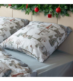 Постельное бельё "Этель" Winter countryside 2 сп 175х215 см, 200х220 см,70х70 см -2 шт,поплин 125 г/м2