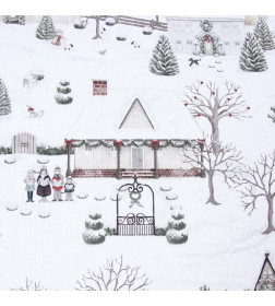 Постельное бельё "Этель" Winter countryside 2 сп 175х215 см, 200х220 см,70х70 см -2 шт,поплин 125 г/м2