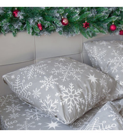 Постельное бельё «"Этель"» 1.5 сп Snow fall, 143х215 см, 150х214 см, 70х70 см - 2 шт, бязь
