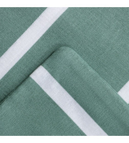 Постельное бельё Этель Дуэт Mint stripes 143х215 см-2шт, 220х240см, 70х70см-2шт, 100% хлопок, поплин