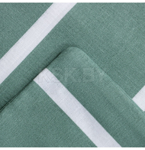 Постельное бельё Этель Дуэт Mint stripes 143х215 см-2шт, 220х240см, 70х70см-2шт, 100% хлопок, поплин (6632207) 