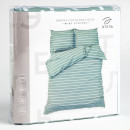 Постельное бельё Этель Дуэт Mint stripes 143х215 см-2шт, 220х240см, 70х70см-2шт, 100% хлопок, поплин (6632207) 
