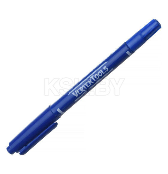 Маркер строительный двухсторонний (синий) VERTEXTOOLS 00010-03 (00010-03) 