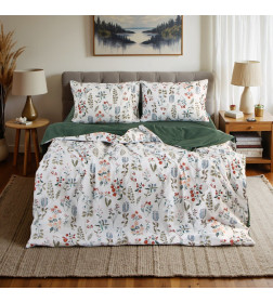Постельное бельё "Этель" 1.5 сп Alpine meadow 143*215 см, 150*214 см, 50*70 см - 2 шт, поплин, хл 100%
