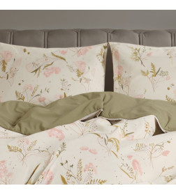 Постельное бельё "Этель" 1.5 сп Fennel 143*215 см,150*214 см, 70*70 см -2 шт, поплин 125 г/м2, хл 100%
