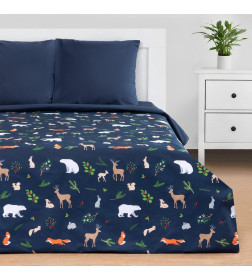 Постельное белье новогоднее "Этель" Евро Winter animals 200*217 см, 240*220 см, 70*70 см - 2 штуки