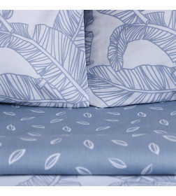 Постельное бельё LoveLife евро "Feathers" 200х217см, 225х240см, 50х70см-2шт,100% хлопок, сатин, 125г/м²