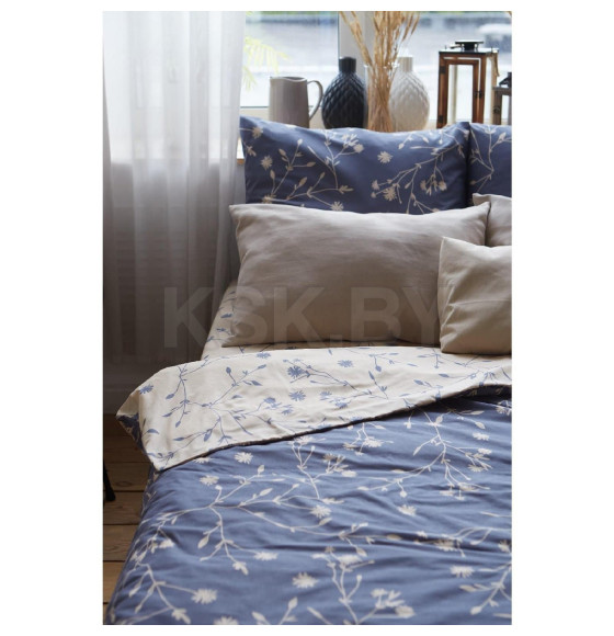 Постельное белье Этель дуэт «Flowers» 143*215 см - 2 шт, 220*240 см, 70*70 см -2 шт. (7491455) 