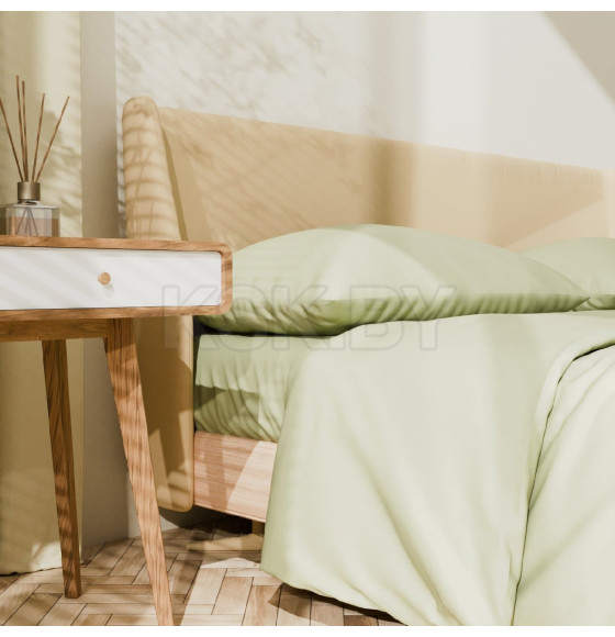 Постельное бельё LoveLife 1,5сп Young grass 143х215см, 150х225см, 50х70см-2шт, 100%хлопок, сатин, 125г/м² (10366233) 