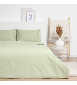 Постельное бельё LoveLife 1,5сп Young grass 143х215см, 150х225см, 50х70см-2шт, 100%хлопок, сатин, 125г/м²