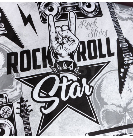 Постельное бельё «Этель» евро Rock star 200х217 см, 220х240 см, 70х70 см -2 шт, 100% хлопок, бязь 125 г/м2 (7533827) 