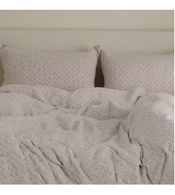 Постельное бельё LoveLife Tufting 1,5сп "Квадрат" 143*215см,150*230см,50*70см-2шт, цвет серый, 110 г/м2