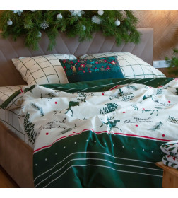 Постельное бельё "Этель" евро Magical Christmas 200х217 см, 220х240 см, 70х70 см - 2 штуки