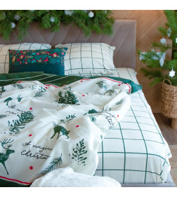 Постельное бельё "Этель" евро Magical Christmas 200х217 см, 220х240 см, 70х70 см - 2 штуки