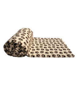 Коврик меховой ProFleece 1х1,6 м сливки/шоколад