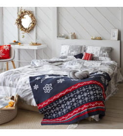 Постельное белье новогоднее LoveLife 2сп New year forest 175*215см,200*225см,50*70см-2штуки