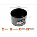 Форма для выпечки кулича разъемная 16х10.7 см антипригарное покрытие STARCOOK PERFECTO LINEA 16-161201 (16-161201) 