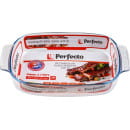 Форма из жаропрочного стекла 2.7 л с крышкой прямоугольная 344х223х61 мм PERFECTO LINEA 12-270011 (12-270011) 