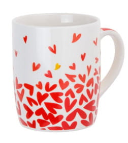 Кружка керамическая 350 мл LOVE HEARTS-4 PERFECTO LINEA 30-063604