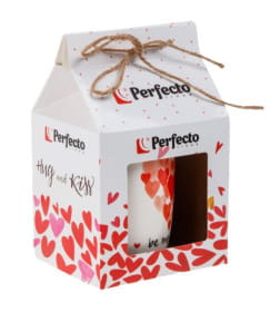 Кружка керамическая 350 мл LOVE HEARTS-3 PERFECTO LINEA 30-063603