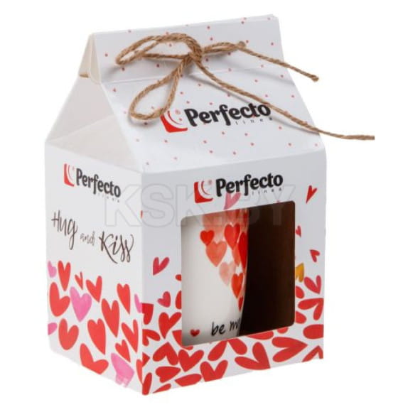Кружка керамическая 350 мл LOVE HEARTS-3 PERFECTO LINEA 30-063603 (30-063603) 
