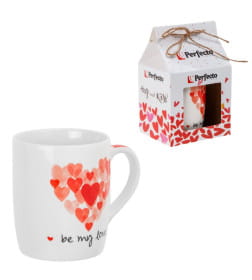 Кружка керамическая 350 мл LOVE HEARTS-3 PERFECTO LINEA 30-063603