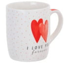 Кружка керамическая 350 мл LOVE HEARTS-1 PERFECTO LINEA 30-063601 (30-063601) 