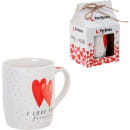 Кружка керамическая 350 мл LOVE HEARTS-1 PERFECTO LINEA 30-063601 (30-063601) 