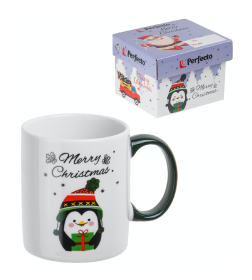 Кружка керамическая 350 мл MERRY CHRISTMAS-2 PERFECTO LINEA 30-202532