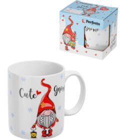 Кружка керамическая 350 мл CUTE GNOME-4 PERFECTO LINEA 30-202524