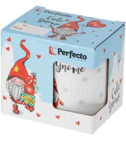 Кружка керамическая 350 мл CUTE GNOME-4 PERFECTO LINEA 30-202524