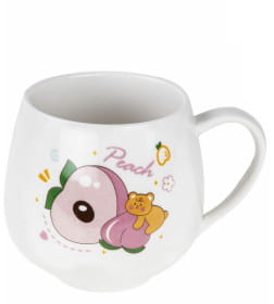 Кружка керамическая 350 мл "персик" Sweet fruits PERFECTO LINEA 17-401114