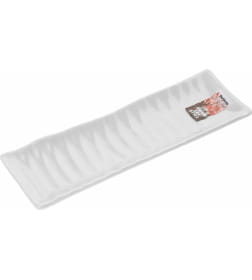Блюдо керамическое 23.5х7.5х2.5 см (белое) ASIAN PERFECTO LINEA 17-102350