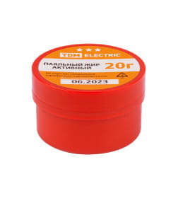 Флюс для пайки паяльный жир активный 20 г, банка "Алмаз" TDM SQ1025-1512