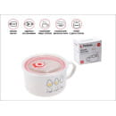 Кружка керамическая для супа с крышкой с паровыпуском 850 мл EGG PERFECTO LINEA 17-902172 (17-902172) 