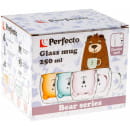 Кружка стеклянная с двойными стенками 250 мл Bear PERFECTO LINEA 30-125201 (30-125201) 