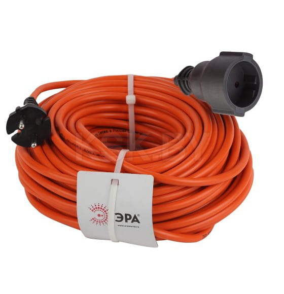 Удлинитель силовой UPx-1-2x1-30m IP44 без з/к 1 розетка 30м ЭРА (UPx-1-2x1-30m-IP44) 